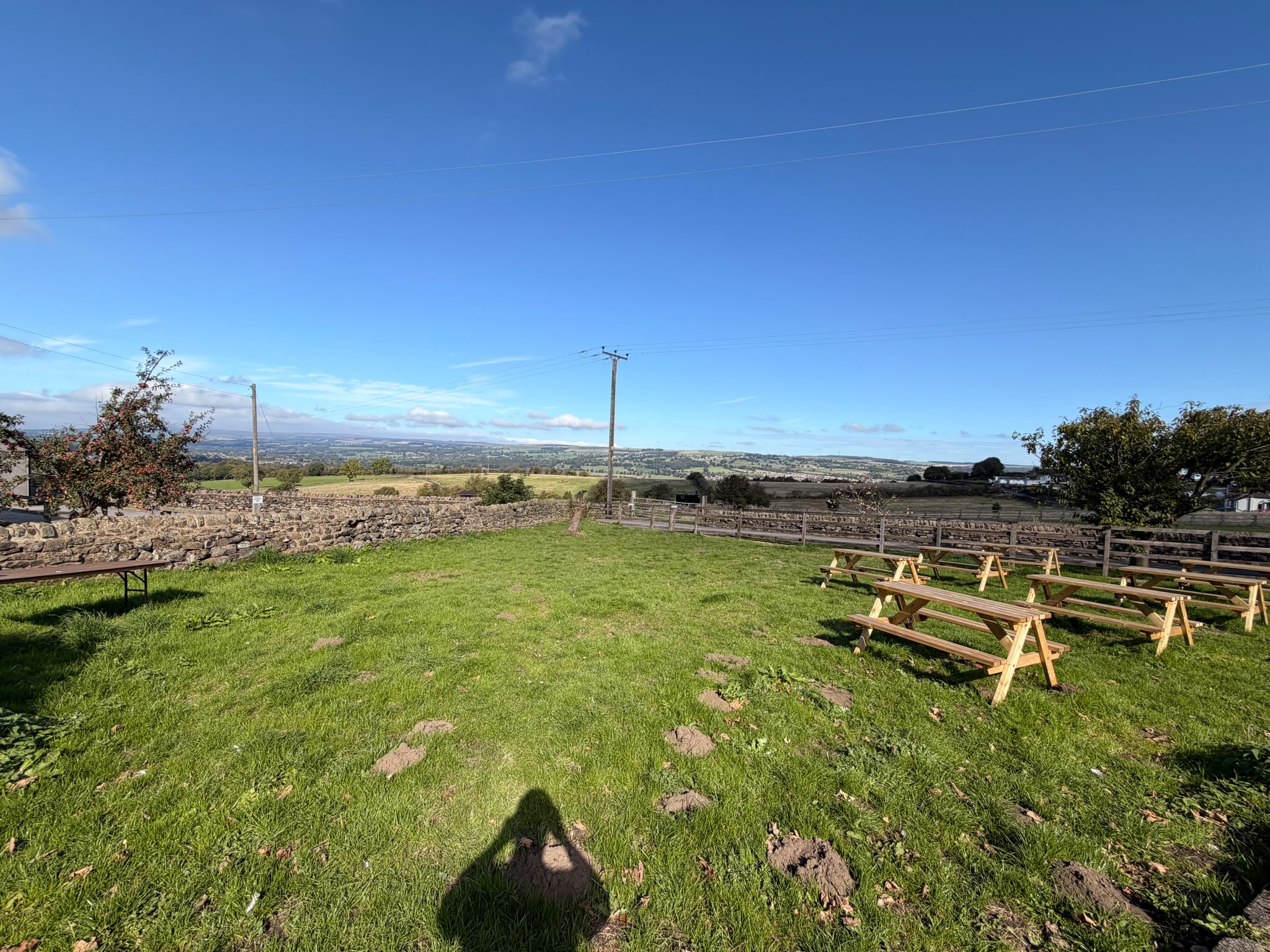 Outdoor seating with panoramic views